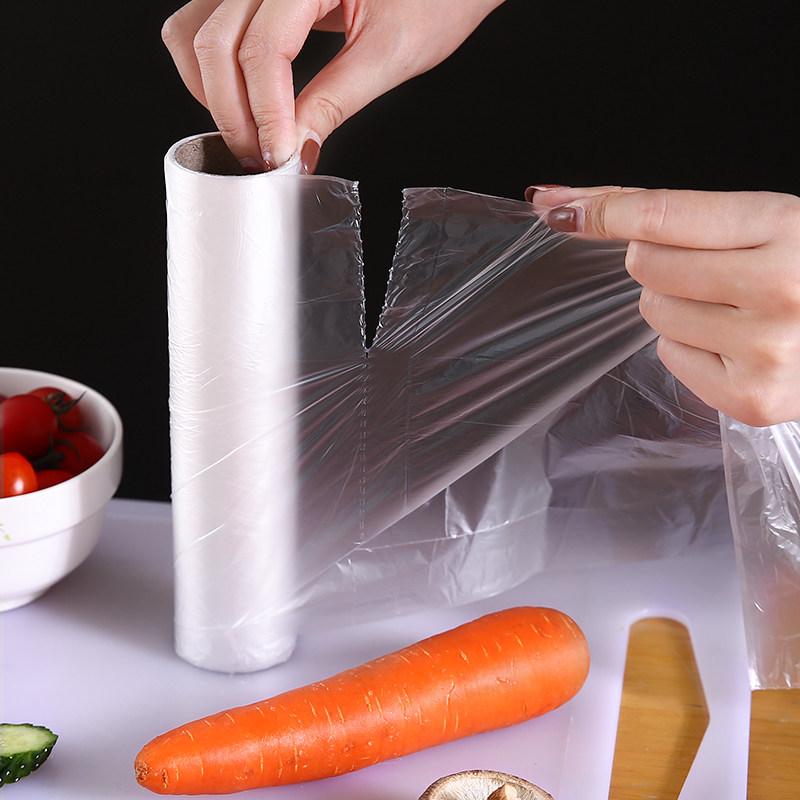 Thick, Food-Grade Plastic Bags for Refrigerator: Large & Small Sizes for Fruits & Vegetables