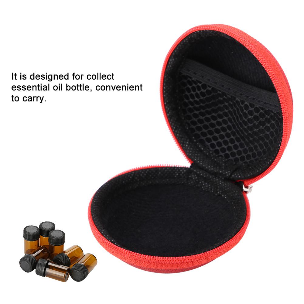 9 Colors 7 Slots Potable Essential Oil Bottle Bag Organizer Holder Container
