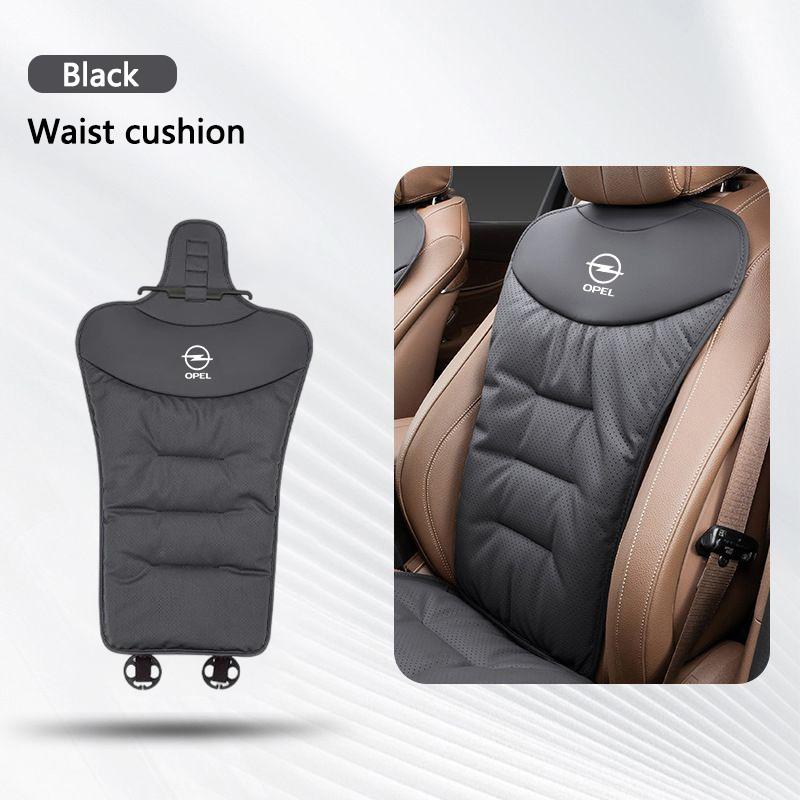 Pokrowce na fotel samochodowy Skórzane Pokrowce na poduszki lędźwiowe foteli samochodowych Pokrowce ochronne na siedzenia samochodowe na cztery pory roku dla Opel Astra Insoia OPC