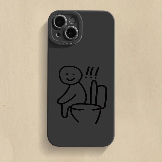 

Забавный мультяшный Matchman матовый силиконовый чехол для телефона iPhone 16 15 14 13 12 11 Pro X XS Max XR 7 8 Plus противоударный мягкий чехол For iPhone 15 Pro гагат