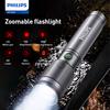 Philips Zoom Flashlight-high brightness for long-distance illumination Adjustable brightness, stepless dimming