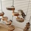 Hamster Rodents Toy Gerbil Climbing Hammocks Pet Ladder for Ferrets Hamster Toy Pet Cage House Toy