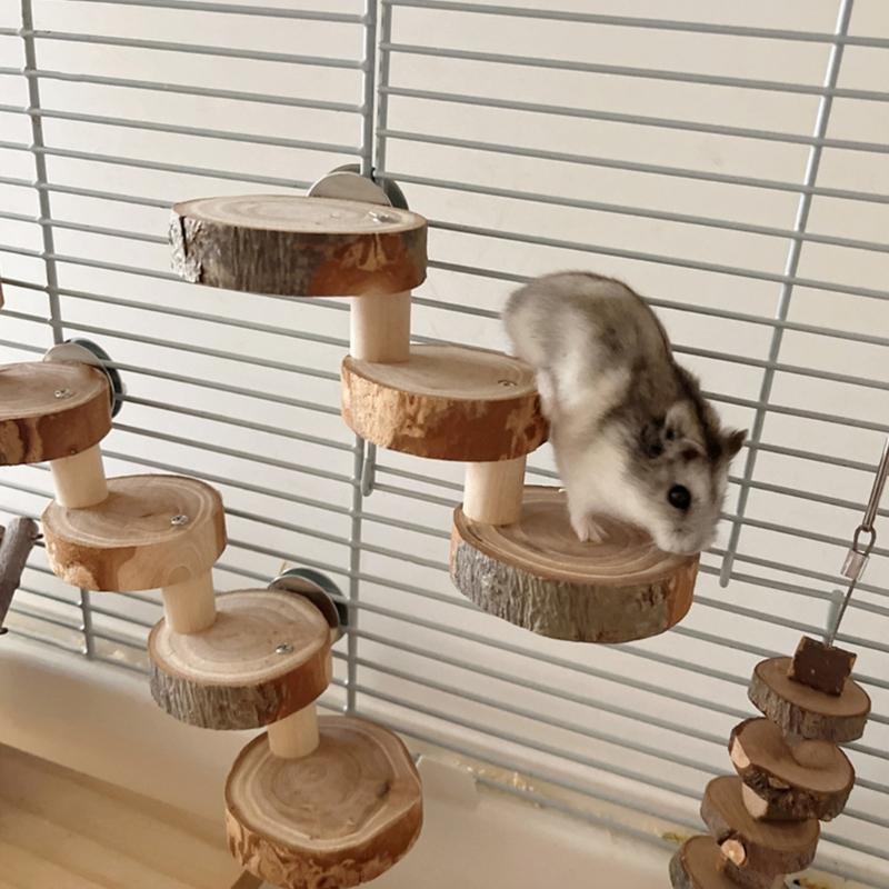 Hamster Rodents Toy Gerbil Climbing Hammocks Pet Ladder for Ferrets Hamster Toy Pet Cage House Toy