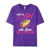 Just A Girl That Loves Glizzies Funny Big Glizzy Gobbler White Graphic Tee Funny Gifts Gift