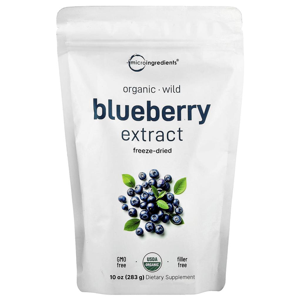 Organic, Freeze Dried Blueberry Extract, 283G(10Oz)