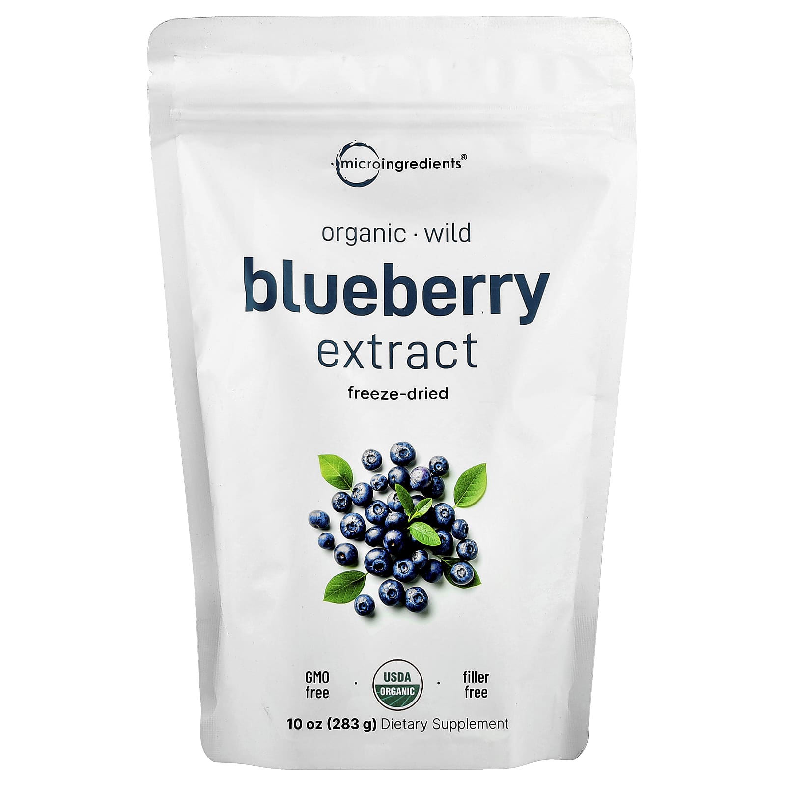 

Organic, Freeze Dried Blueberry Extract, 283G(10Oz)