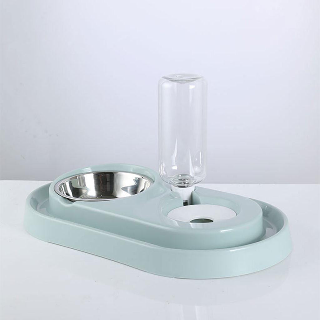 Dual-use Pet Bowl Plastic Bowl Dogs Cat Automatic Bowl Water Dispenser Feeder