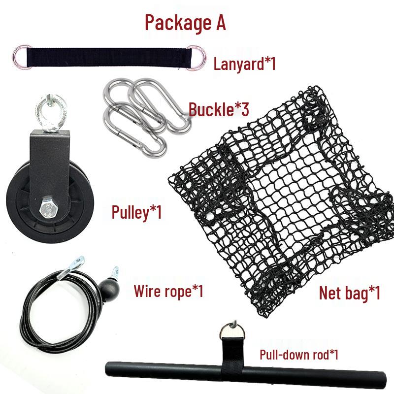 Multi-function Home Fitness Pulley System for Strength Training