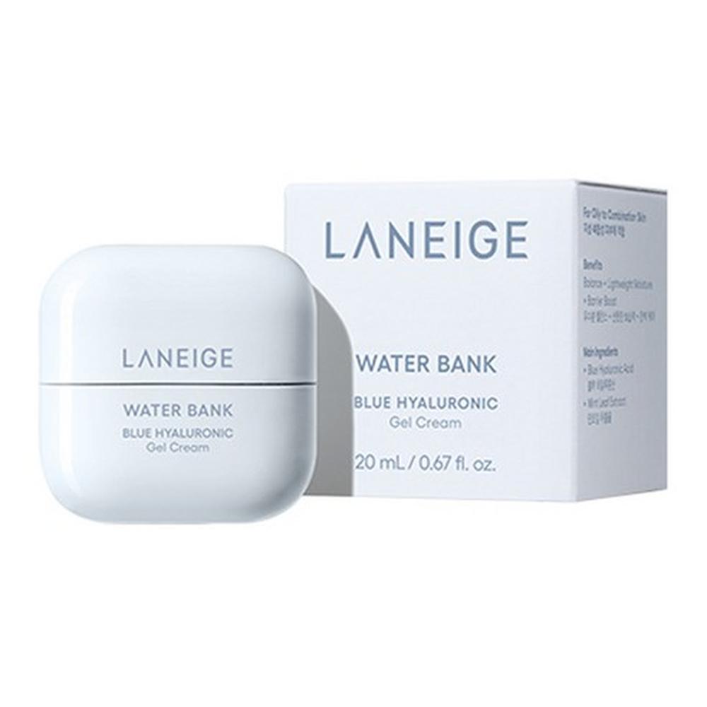 

Laneige Water Bank Blue Hyaluronic Gel Cream 20ml – Travel Size Hydrating Gel, Hyaluronic Acid, Fresh Finish, Korean 20ml