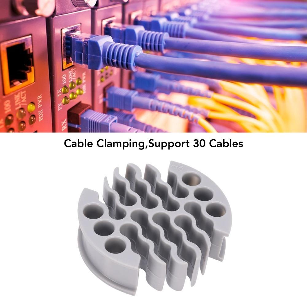 Orange Cable Management Tool Gray Cable Organizing Tool Network Cable Organizer  Server Rooms серый