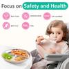 304 Stainless Steel Children 3 Grids Dishes Divided Design Kids Feeding Bowls  Dinnerware