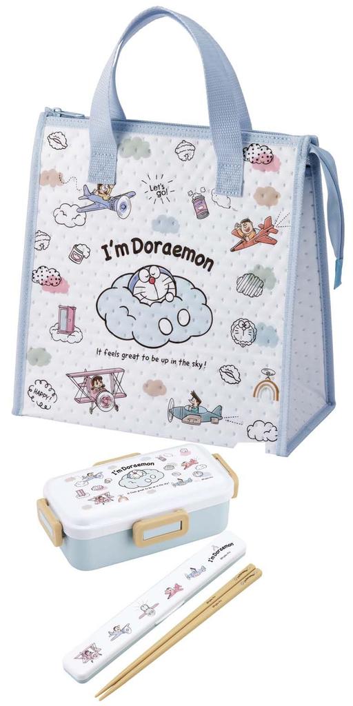 Skater Lunch Insulated Lunch Doraemon Sky Sanrio Bag, Non-Woven Fabric, Bag, Walk, FBC1-A