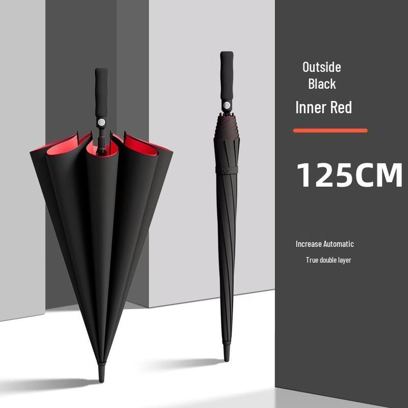 HANYOU Double-Layer Automatic Long-Handle Umbrella