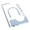 2.5 Inch Automobile Exhaust Clamp With Hanger Hook Rear Muffler Hanger Tool Adjustable Fastening Bracket For Car Exhaust Systems