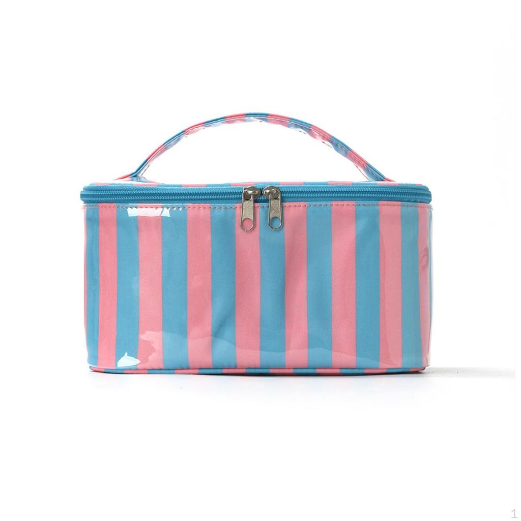 Transparent Cosmetic Simple to Clean Toiletry Bag Portable Case with