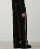 Wednesday Oasis For Woman W/Essential Line Track Corduroy Wide Pants_Black(W25-Pt34)