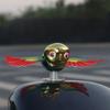 Cute Simulation Flying Bird Ornament Wind-Powered Moving Wings Helmet Mirror Car Decoration for Motorcycle Electric Bike Riders