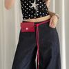 Y2k Envelop Waist Rope Vintage Dress Jeans Belt Gothic Leather Waist Bag  Streetwear