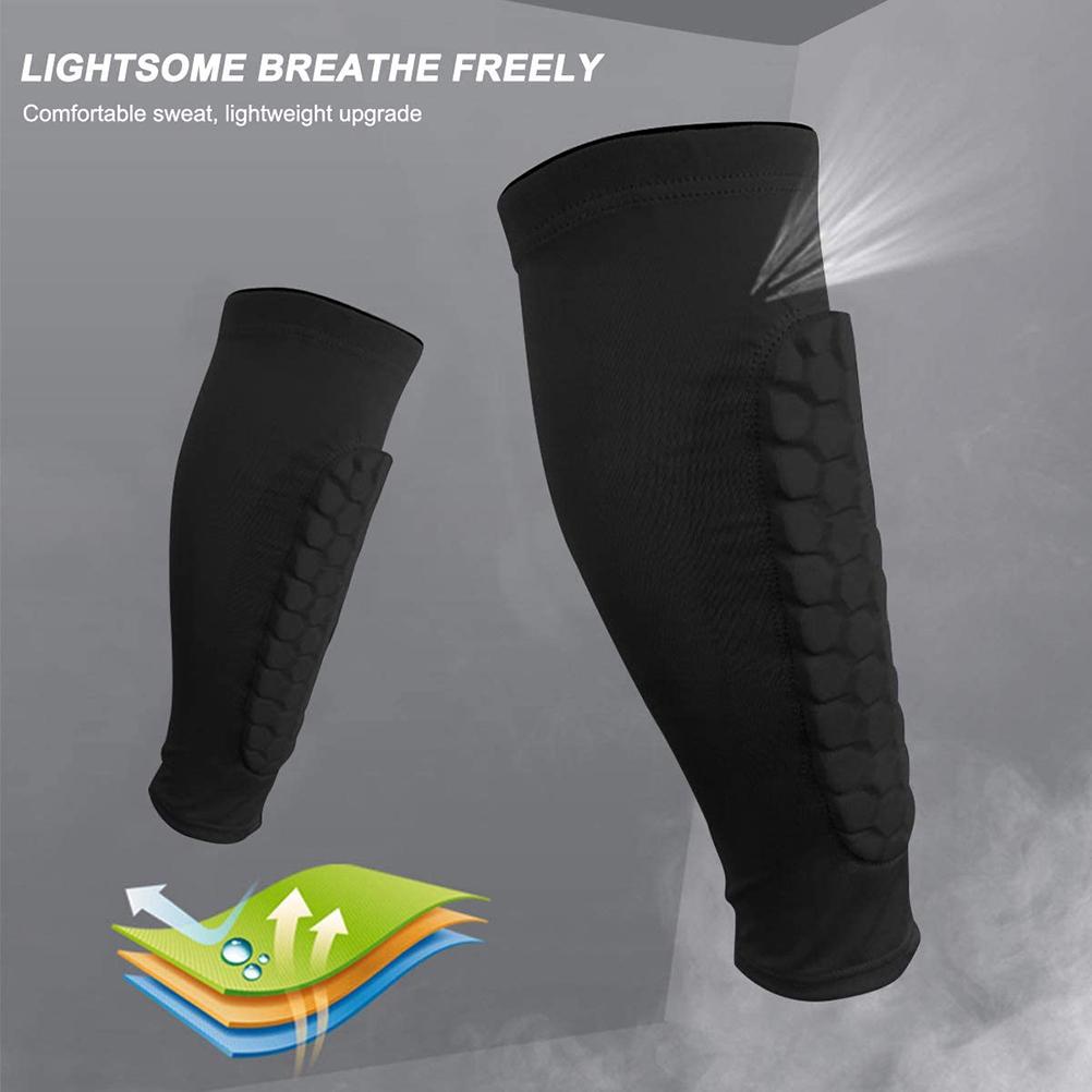 1 Paar Fußball Schienbeinschoner Socken Atmungsaktive Schützende Wadenschoner für Erwachsene Jugendliche Outdoor
