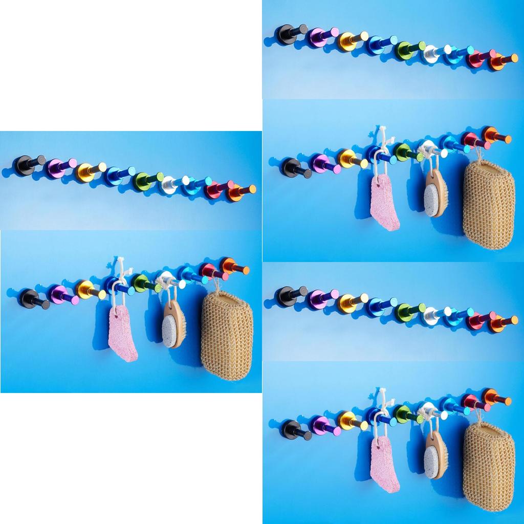 Premium Quality Diy Towel Wall Hook For Bathroom Kitchen Clothes Key Hat Bag Holder