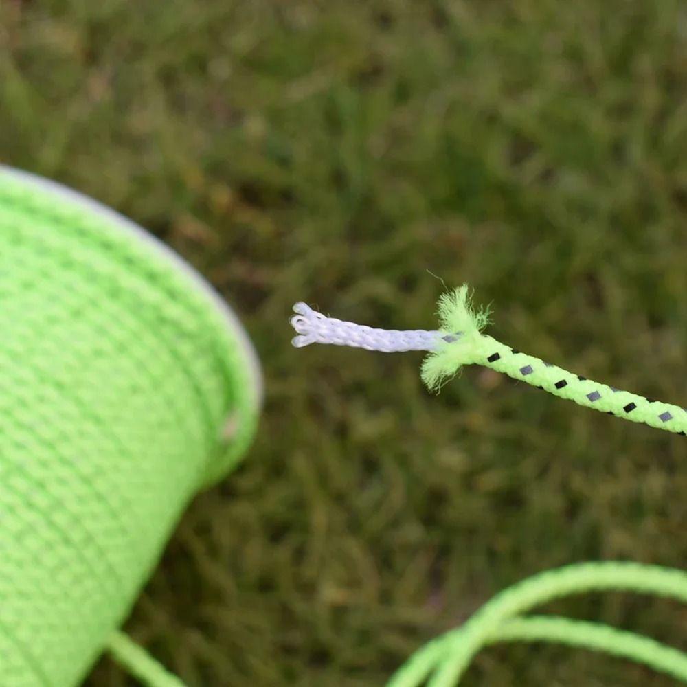 20/50M High Quality Durable Reflective Paracord 2.5mm Safety Outdoor Camping Survival Rope Luminous Parachute Cord