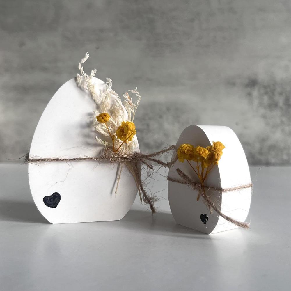 Cartoon Eggs Shape Candle Molds Handmade Drop Glue Plaster Mold  Home Table Decor