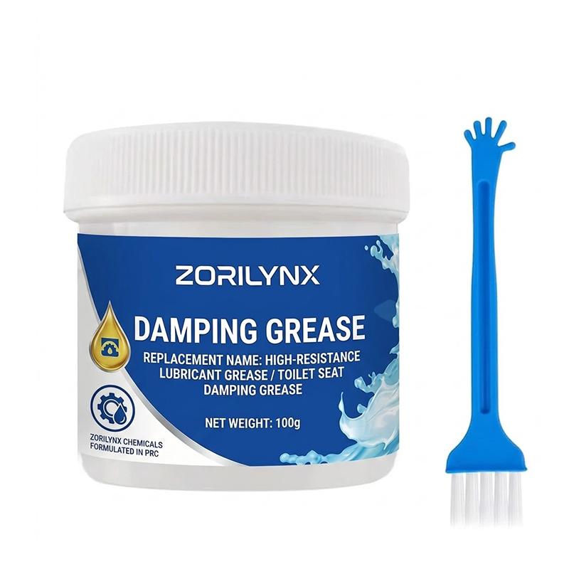 High Viscosity Damping Grease for Toilet Seat Cover Slow Close Hinge Silent Soft Close Damper Lubricant Oil 60g SIKEZHAN 100g