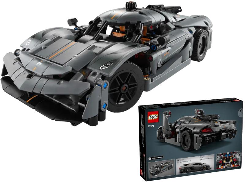 Lego Technic 42173 Gray Koenigsegg Jesko Absolute Hypercar 10+ (Pieces: 801)