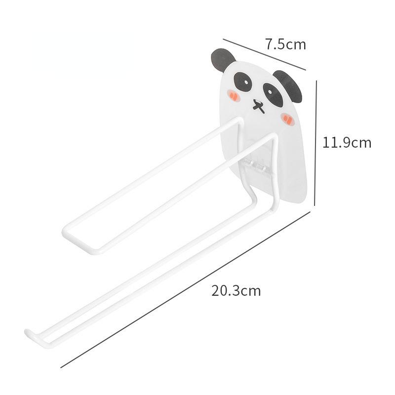 Cartoon Hanger Storage Rack Hook For Clip Free Punching Wall-Mounted Racks Multifunctional Balcony Organizer Storage Rack