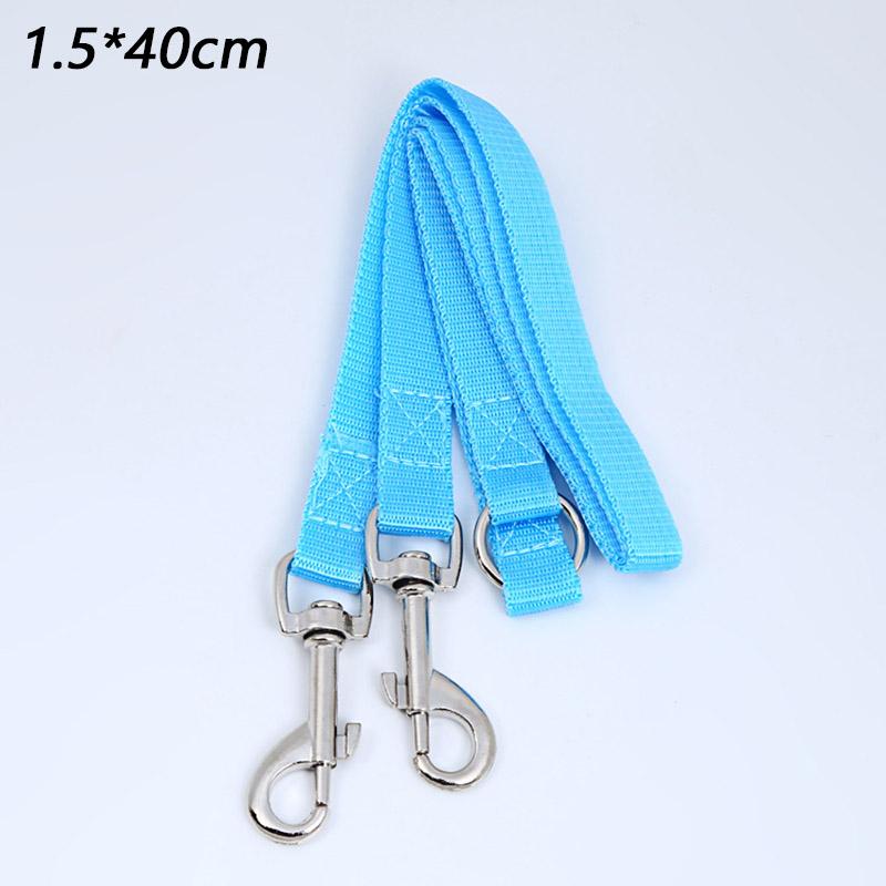 Laisse pour chien double coupleur double deux en un en nylon solide en forme de V réglable laisse pour chien de compagnie colorée deux voies 2 chiens laisse pour animal de compagnie