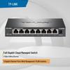 Tp-Link TL-SG2008D 8-Port Gigabit Web/Cloud Managed Switch