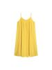 Seaside Resort Yellow Backless Spaghetti Strap A-line Summer Dress for Women
