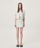 ETMON Summer Tweed Mini Skirt, Mint