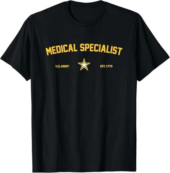 NEW LIMITED US Army Medical Specialist Corps Design Best Gift Idea Tee T-Shirt XXXL