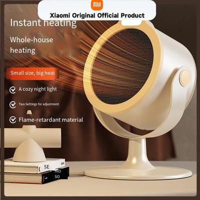 Xiaomi Portable Mini Desktop Heater Warm Air Adjustment Suitable for Use On Home and Office Desks As Well As a Foot Warmer