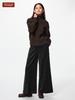 Uniqlo Velvet Wide Leg Pants