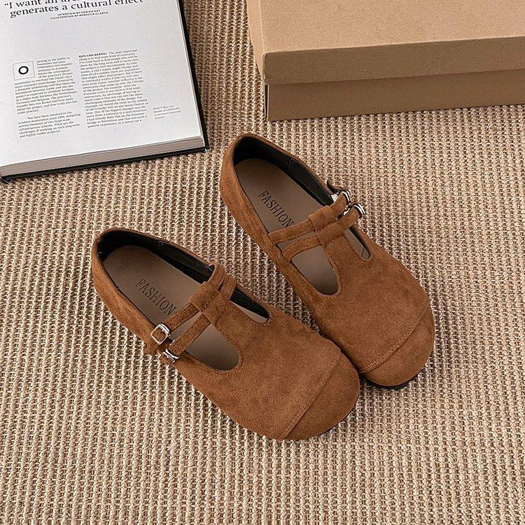 

Вечерний ветер в стиле ретро, туфли Мэри Джейн с носом-пятачком, женская верхняя одежда, весна 2025, платформа на одной педали в стиле мори, туфли бабушки 40