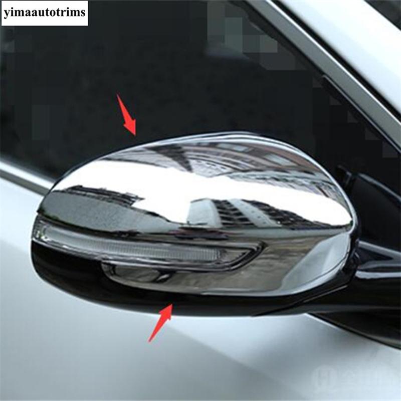 Car Side Door Rearview Mirror Case Cap Decoration Cover Trim For KIA Sportage 2016 - ABS Chrome Accessories Exterior Kit