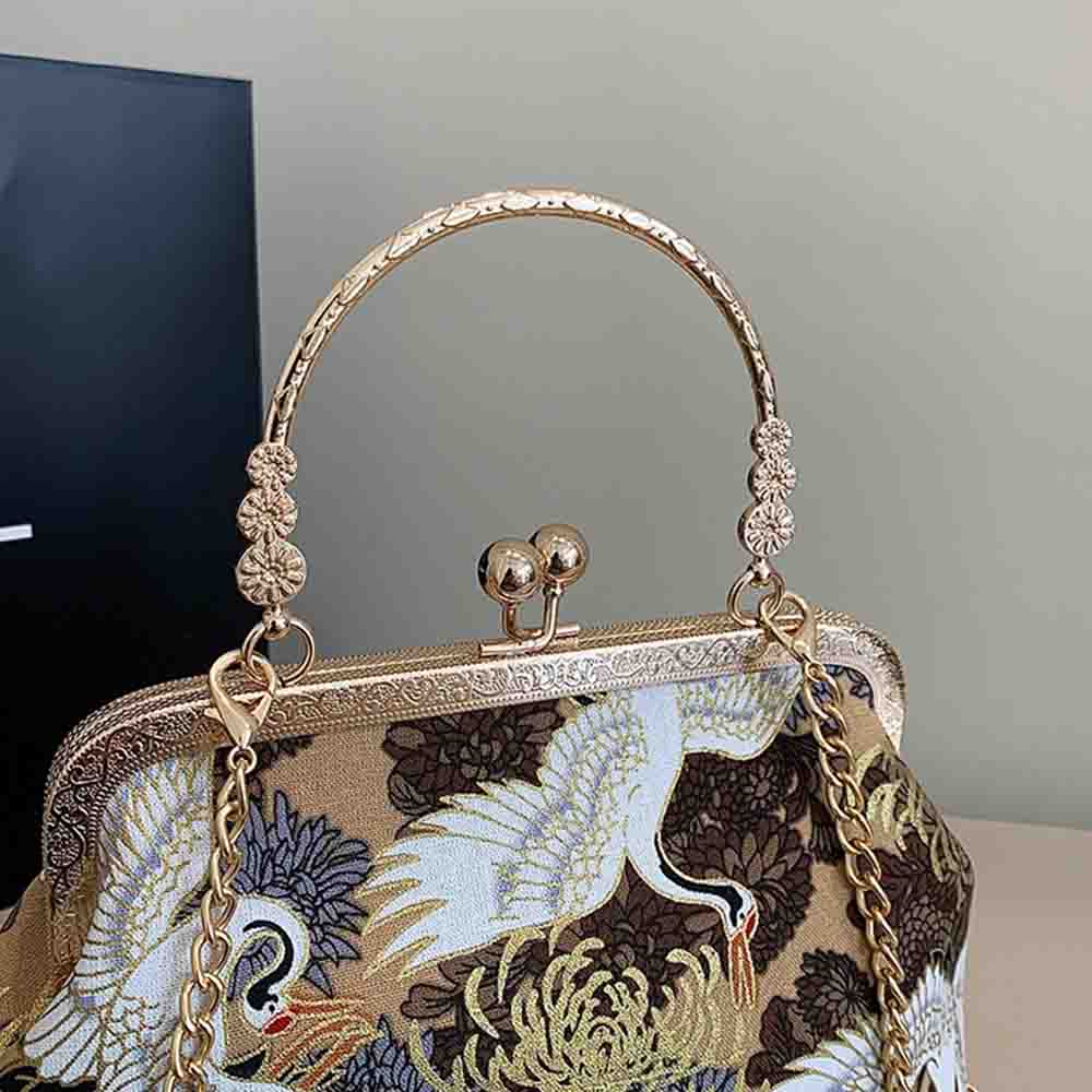 Chinese Style Embroidery Crossbody Bag Patchwork National Style Bags for Women Hasp Simple Fashion Women's Handbags