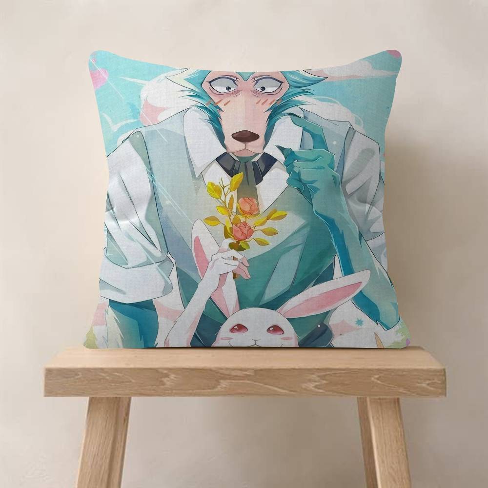 1pc Anime Beastars Cushion Cover Car Throw Pillow Case For Sofa Car Christmas Gift