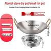 FATTBAO Square Camping Alcohol Stove