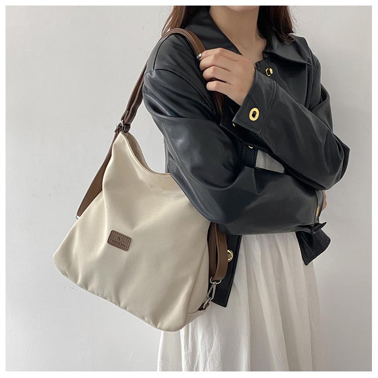 Damska płócienna torba miejska 2023 - Plecak o dużej pojemności i torba na ramię dla studentów