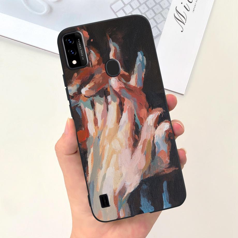 For ZTE Blade A51 A71 2020 Phone Case ZTE Blade A7020 A7s Back Cover Stylish Pattern Soft Silicone TPU Coque Funda Panda Housing