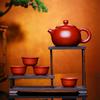 Small Xishi Yixing Red Clay Da Hong Pao Teapot for Kung Fu Tea Ceremony