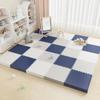 6Pcs 2.5cm Thickening Baby Interactive Game Carpet Anti-slip and Shockproof Living Room and Bedroom Mat Children's Room Carpet