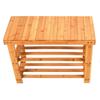 Bamboo Shelf, Standing Shoe Rack, 3-shelf Cabinet, Bathroom, Hall