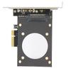 SSD Expansion Card PCIe X4 To NVME Riser Card Hollow Design Good Heat Dissipation for OS X for Win
