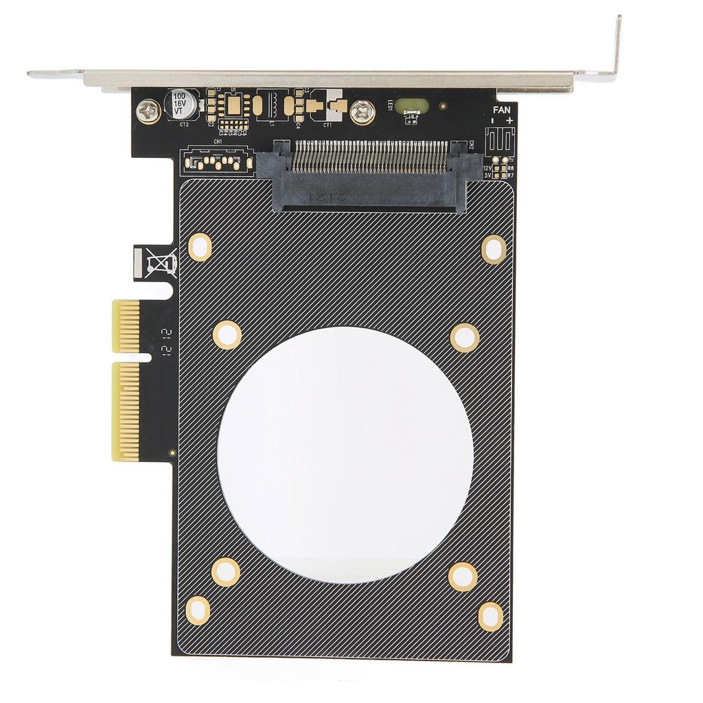 SSD Expansion Card PCIe X4 To NVME Riser Card Hollow Design Good Heat Dissipation for OS X for Win