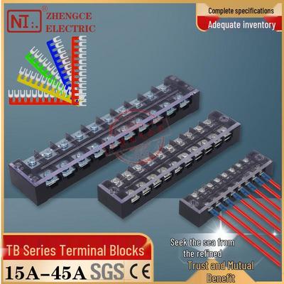 Flame Retardant Copper Terminal Block TB 1503/1512/2510 Wire Connector