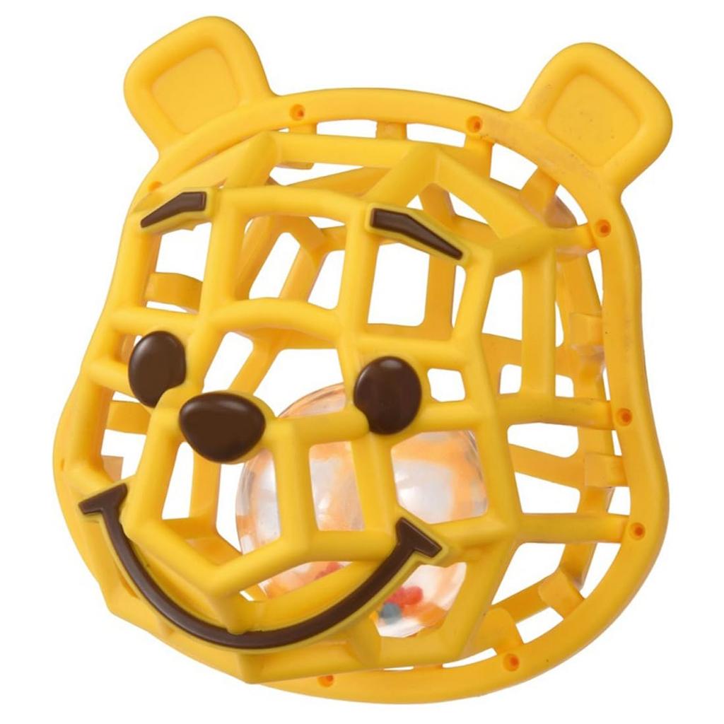 TAKARA TOMY Disney Rolling Face Rattle with Ball, Winnie the Pooh